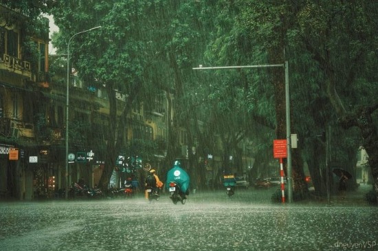 Tả cơn mưa rào mùa hạ