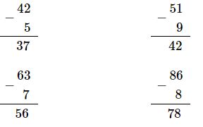Bài 1 (trang 84 SGK Toán 2 tập 1)