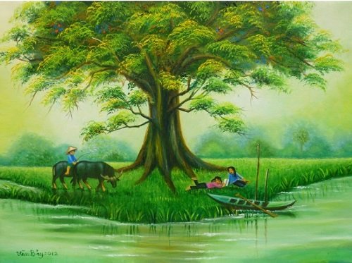 Ca dao, tục ngữ về tình yêu quê hương, đất nước, con người-4