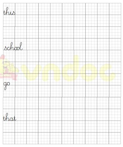 Tập viết Tiếng Anh lớp 3 Unit 3: This is Tony