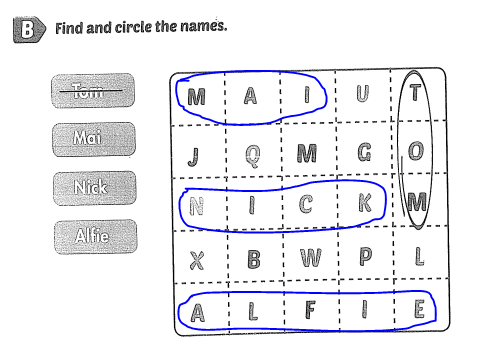 Giải SBT I-learn Smart Start 3 Unit 1 Lesson 3