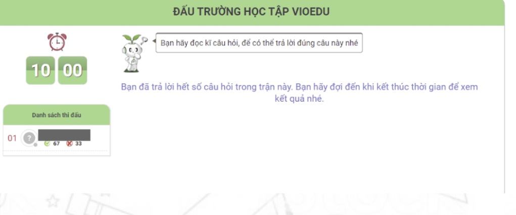 Đăng nhập đấu trường toán học 