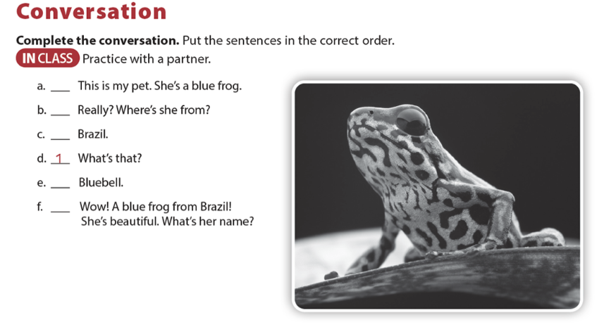 Giải Anh 6 Unit 2 Conversation SBT