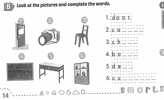 Giải SBT I-learn Smart Start 3 Unit 2 Lesson 1