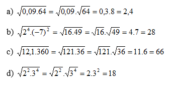 B&agrave;i 17 trang 14 SGK To&aacute;n 9 Tập 1
