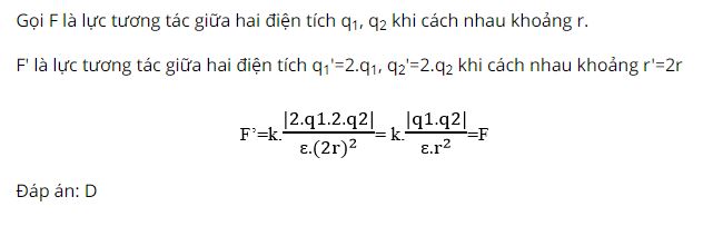 Khi tăng độ lớn của hai điện t&iacute;ch điểm v&agrave; khoảng c&aacute;ch giữa ch&uacute;ng th&igrave; lực tương t&aacute;c sẽ thế n&agrave;o?