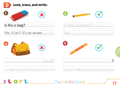 Giải SBT i-Learn Smart Start 3 Unit 2 Lesson 2