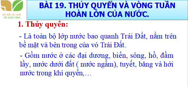 Bài giảng điện tử môn Địa lý 6