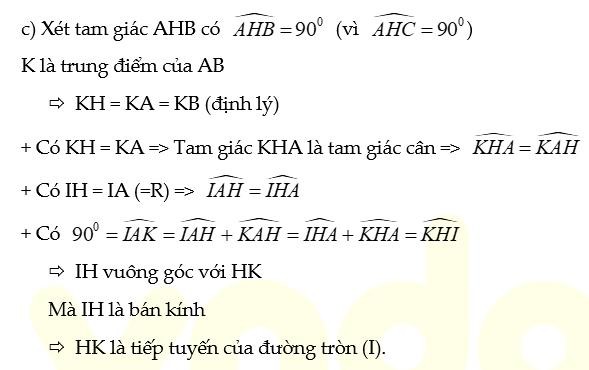 Cho ∆ABC vu&ocirc;ng tại A (AB < AC)