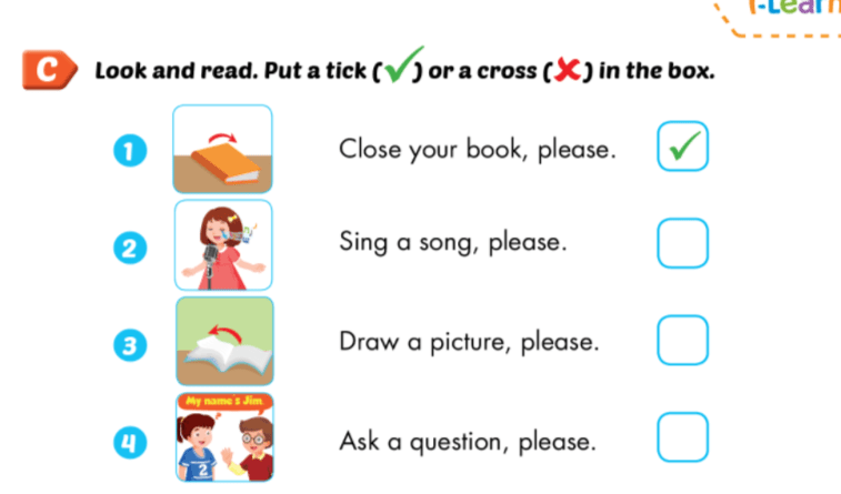 Giải SBT i-Learn Smart Start 3 Unit 2 Lesson 4