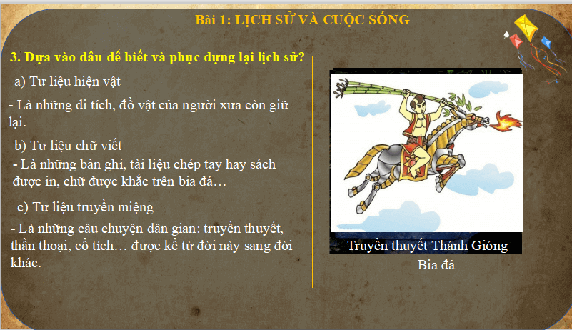 Bài giảng lịch sử 6