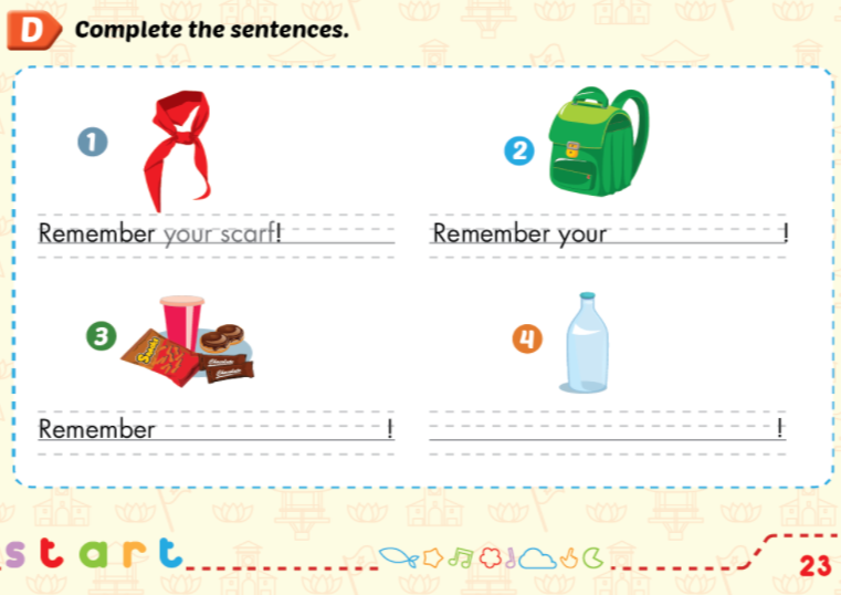 Giải SBT i-Learn Smart Start 3 Unit 2 Lesson 5