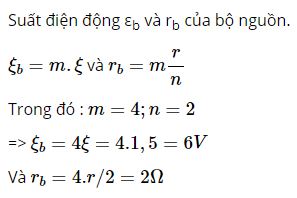 T&iacute;nh suất điện động của bộ nguồn