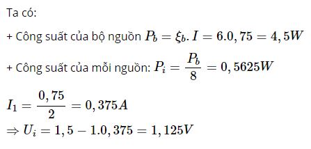 Viết c&ocirc;ng thức t&iacute;nh Pb' của bộ nguồn