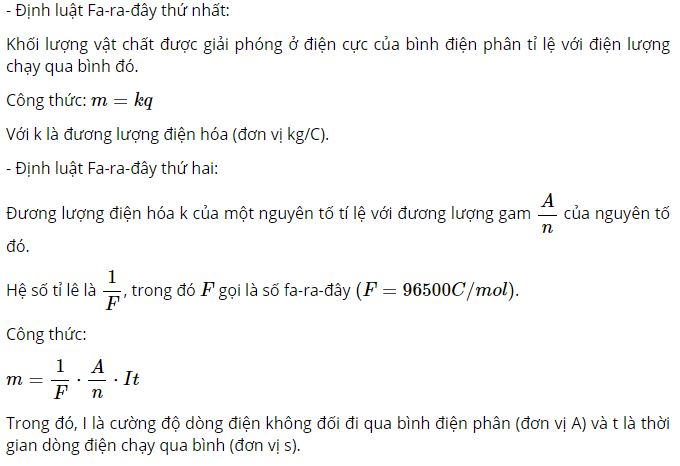 Ph&aacute;t biểu định luật Pha-ra-đ&acirc;y