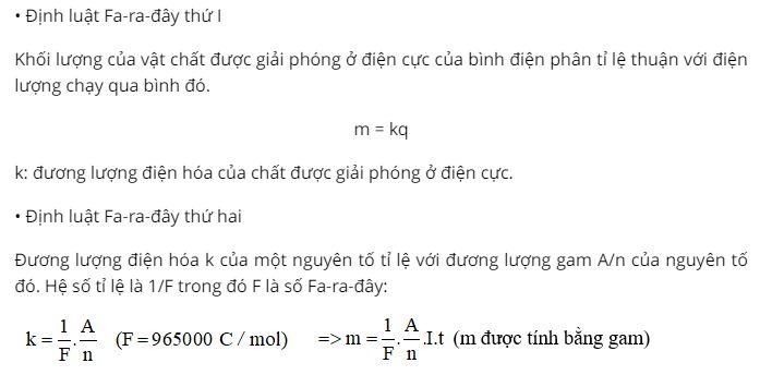 Ph&aacute;t biểu định luật Pha-ra-đ&acirc;y