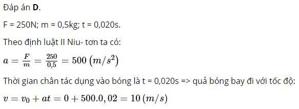Quả b&oacute;ng bay đi với tốc độ bao nhi&ecirc;u?