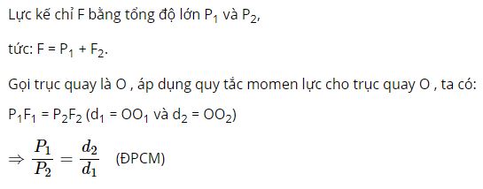 Lực kế chỉ gi&aacute; trị F bằng bao nhi&ecirc;u?