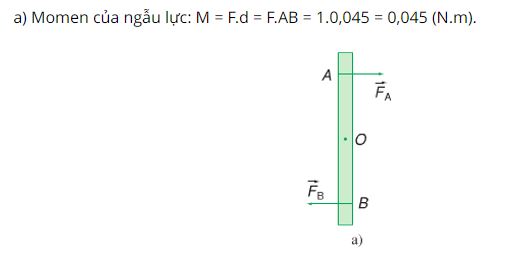 T&iacute;nh momen của ngẫu lực
