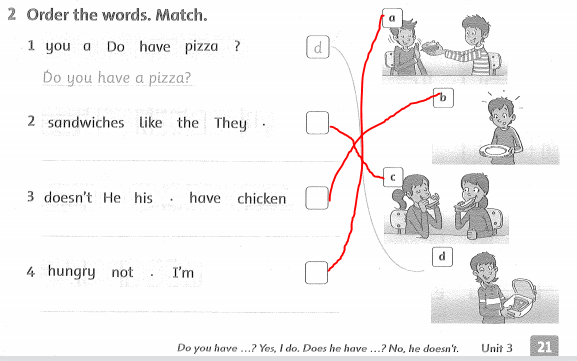 Family and Friends 3 Workbook Unit 3 Lesson 2