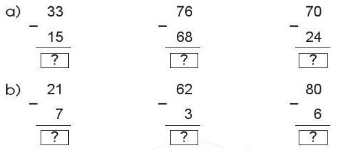 Bài 1 Toán lớp 2 trang 70 sách Cánh Diều