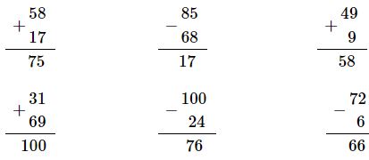 Bài 1 Toán lớp 2 trang 74 sách Cánh Diều
