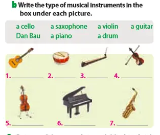 Soạn tiếng Anh 7 Unit 4 A closer look 1