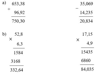 Giải Toán lớp 5 bài 61