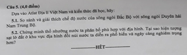 Đề thi hsg Địa lí 12