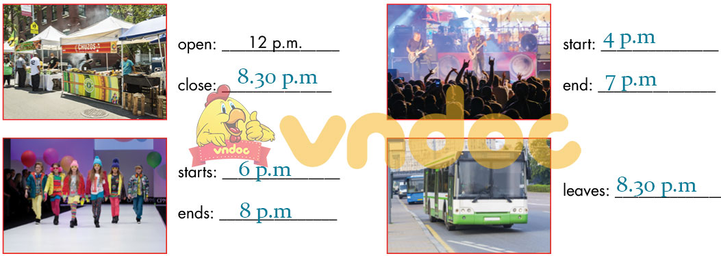 Sách bài tập tiếng Anh lớp 6 Unit 4 Lesson 2