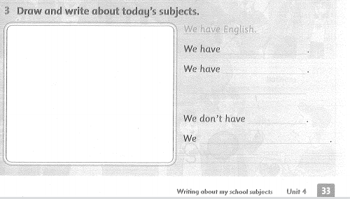 Family and Friends 3 Workbook Unit 4 Lesson 6