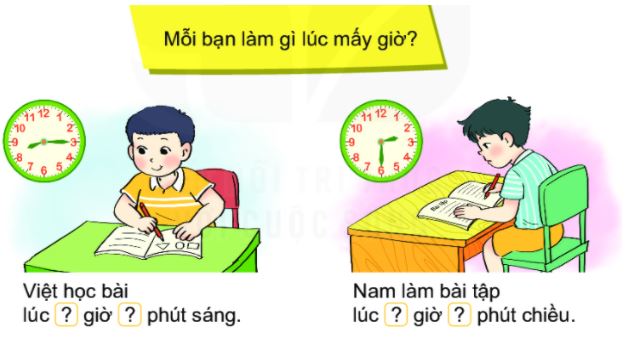 Bài 1 trang 114 Toán lớp 2 tập 1 SGK Kết nối tri thức