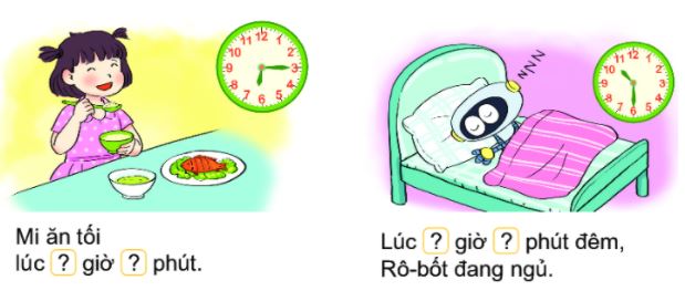 Bài 1 trang 114 Toán lớp 2 tập 1 SGK Kết nối tri thức