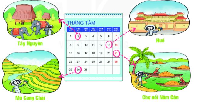 Bài 2 trang 122 SGK Toán lớp 2 tập 1