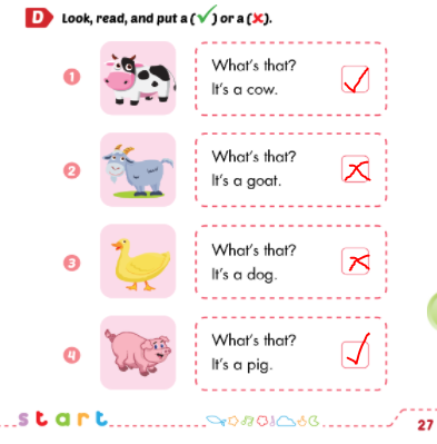 Giải i-Learn Smart Start 2 Unit 4 Lesson 1 SBT