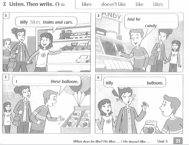 Family and Friends 3 Workbook Unit 5 Lesson 2