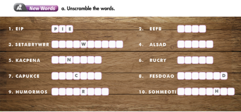 Smart World 7 Workbook giải bài tập Unit 5 Lesson 1