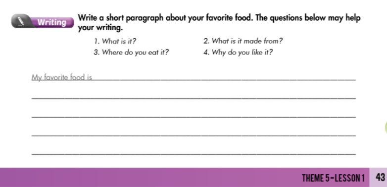 Smart World 7 Workbook giải bài tập Unit 5 Lesson 1