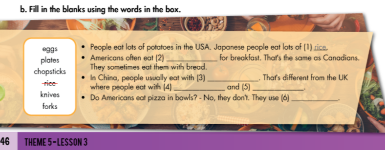 Smart World 7 Workbook giải bài tập Unit 5 Lesson 3