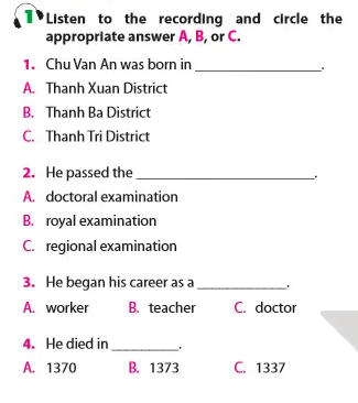 Unit 6 lớp 7 Skills 2