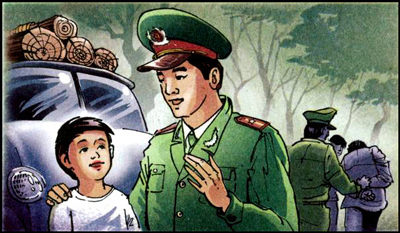 Bài 13A: Chàng gác rừng dũng cảm