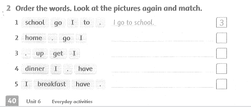Family and Friends 3 Workbook Unit 6 Lesson 1
