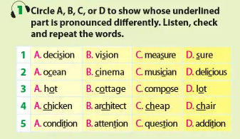 Review 2 lớp 7: Language