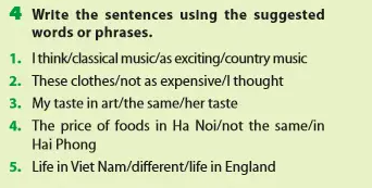 Review 2 lớp 7: Language