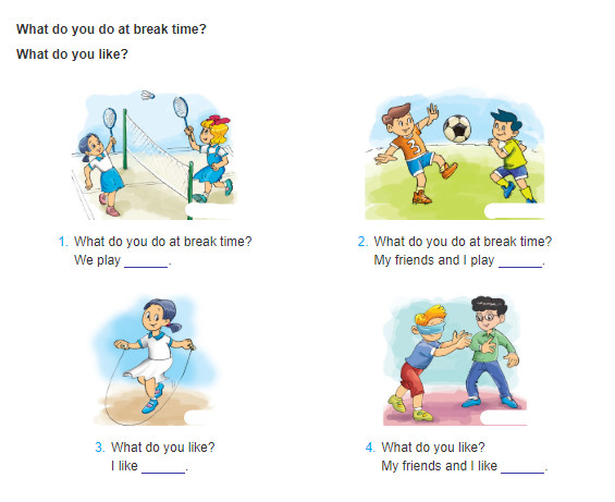 Giải bài tập SBT Tiếng Anh lớp 3 thí điểm Unit 10 trang 40