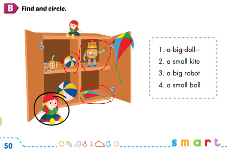 Giải SBT i-Learn Smart Start 3 Unit 5 Lesson 1