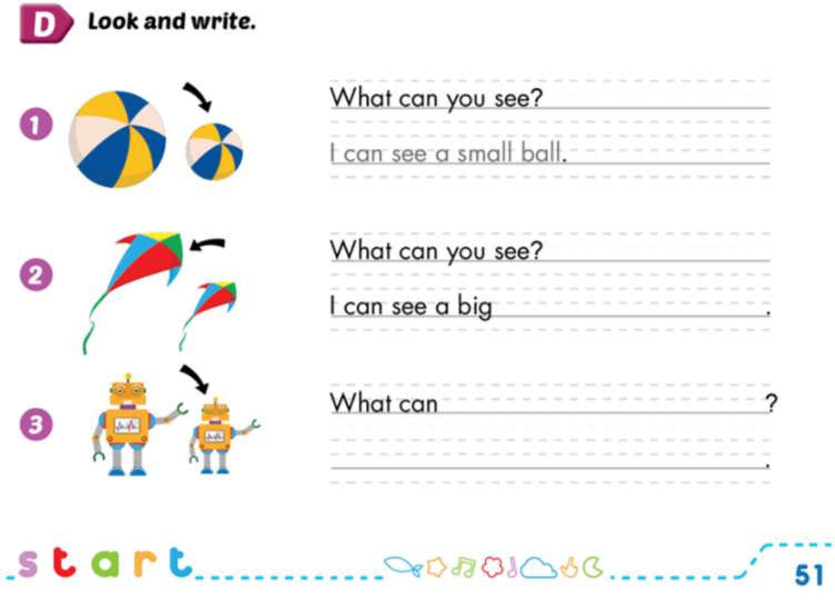 Giải SBT i-Learn Smart Start 3 Unit 5 Lesson 1