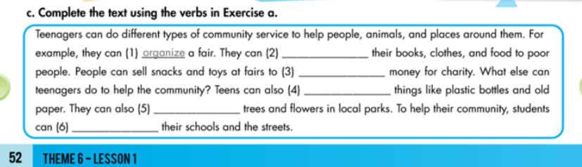 Smart World 7 Workbook giải bài tập Unit 6 Lesson 1