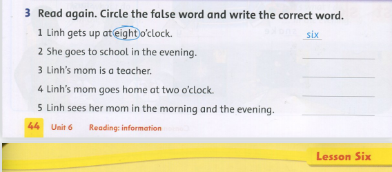Sách Family and Friends 3 Unit 6 Lesson 5