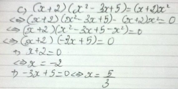 Giải phương tr&igrave;nh lớp 8